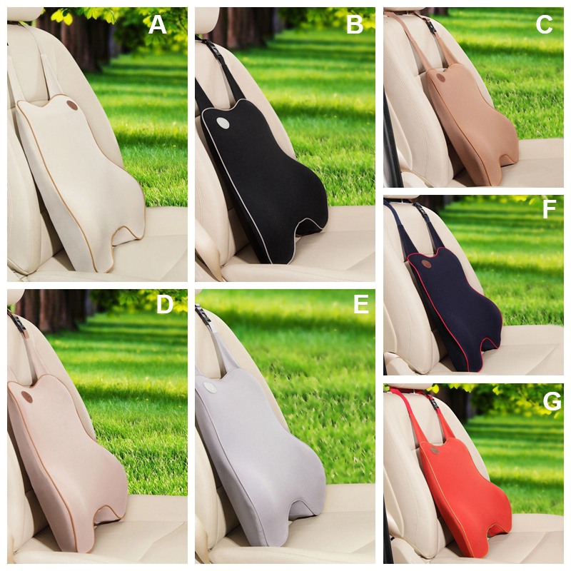 Vacuum compression Upgrade lumbar support cushion Spine Correct Memory Foam Cushion Massage Support Pad Car Pillows