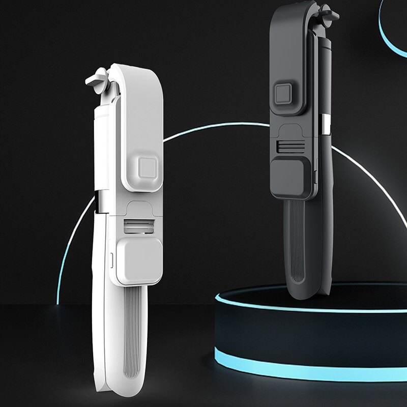 Statief Selfie Stok Met Licht Invullen Draadloze Bluetooth Spiegel Voor Iphone Huawei Xiaomi Samsung Mobiele Telefoon
