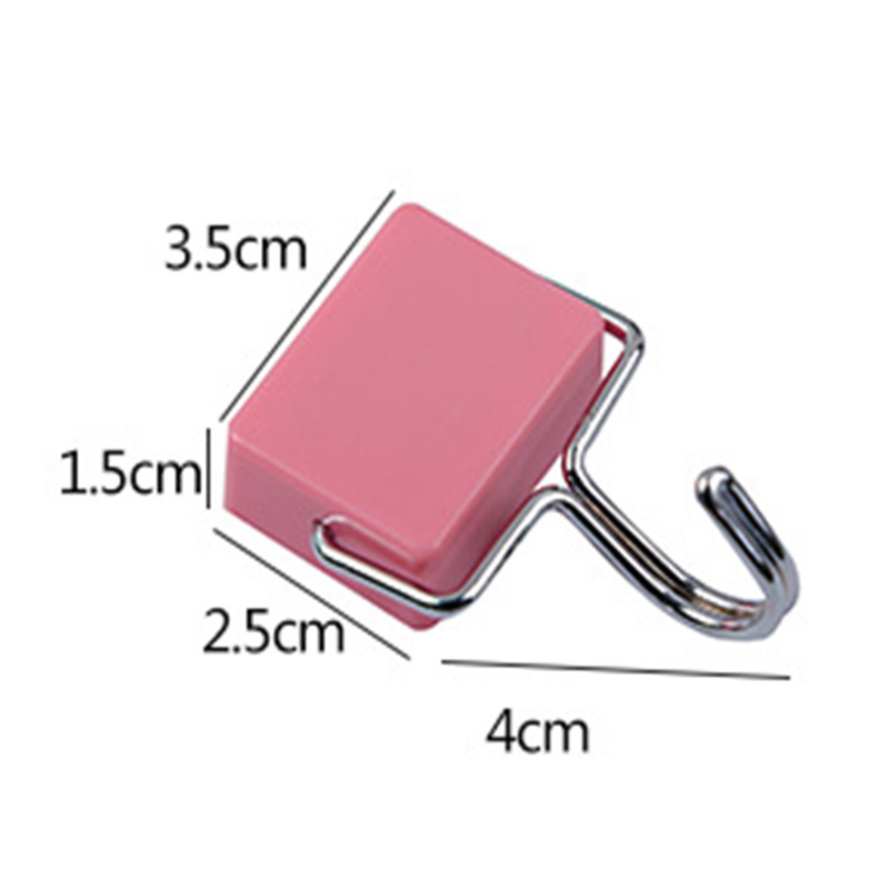1 PCS Magnetic hooks Rugged mini heavy-duty hanger key rack locker wall rack hook for home kitchen refrigerator hook