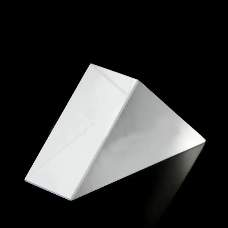 Verre optique triangulaire, 20x20x10mm, Lsosceles, Angle droit, lentille prisme K9, spectre lumineux, médecine physique