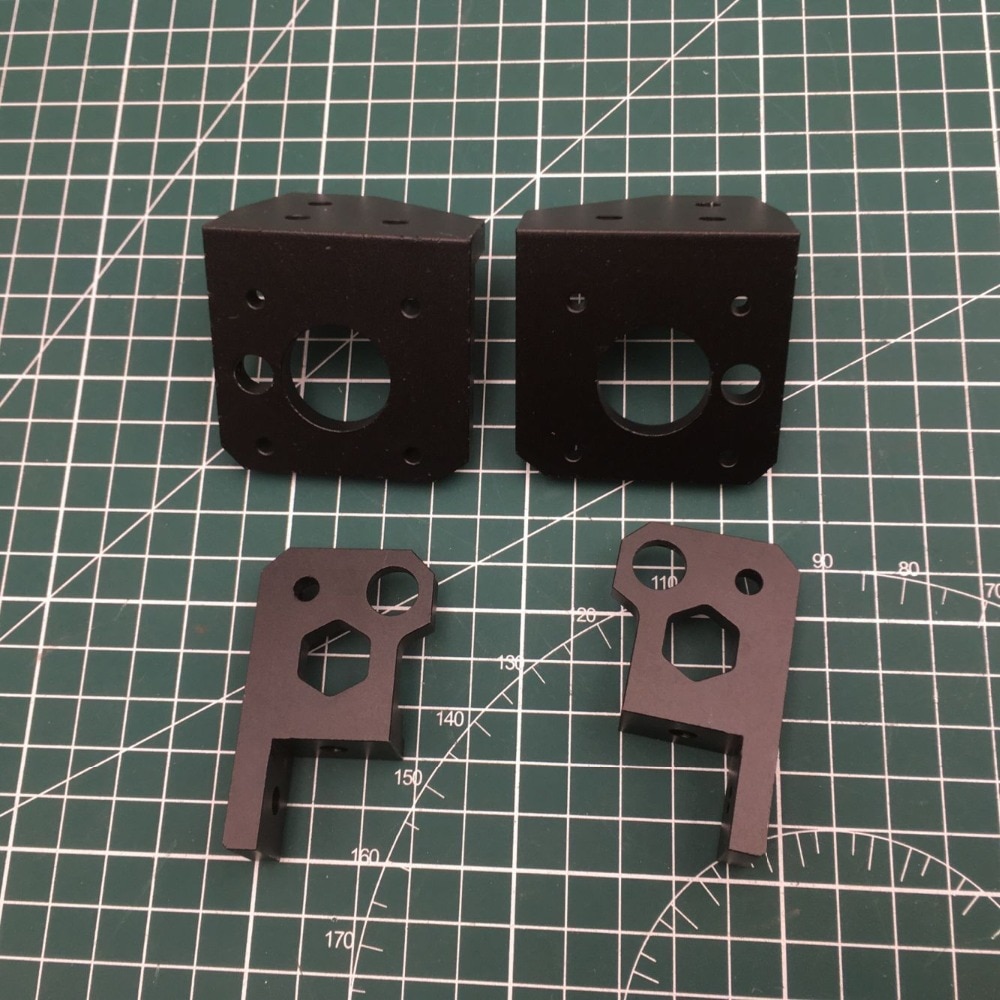 1set black Anodized Aluminum Prusa i3 MK3 bear z axis left/right motor mounts bottom Z top right/left upgrade kit