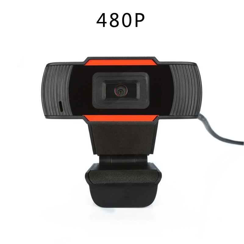 Mini Drehbare Webcam HD 1080p/480P Webcam USB Kamera Video Aufnahme Netz Kamera Mit Mikrofon Für PC Computer: 480P