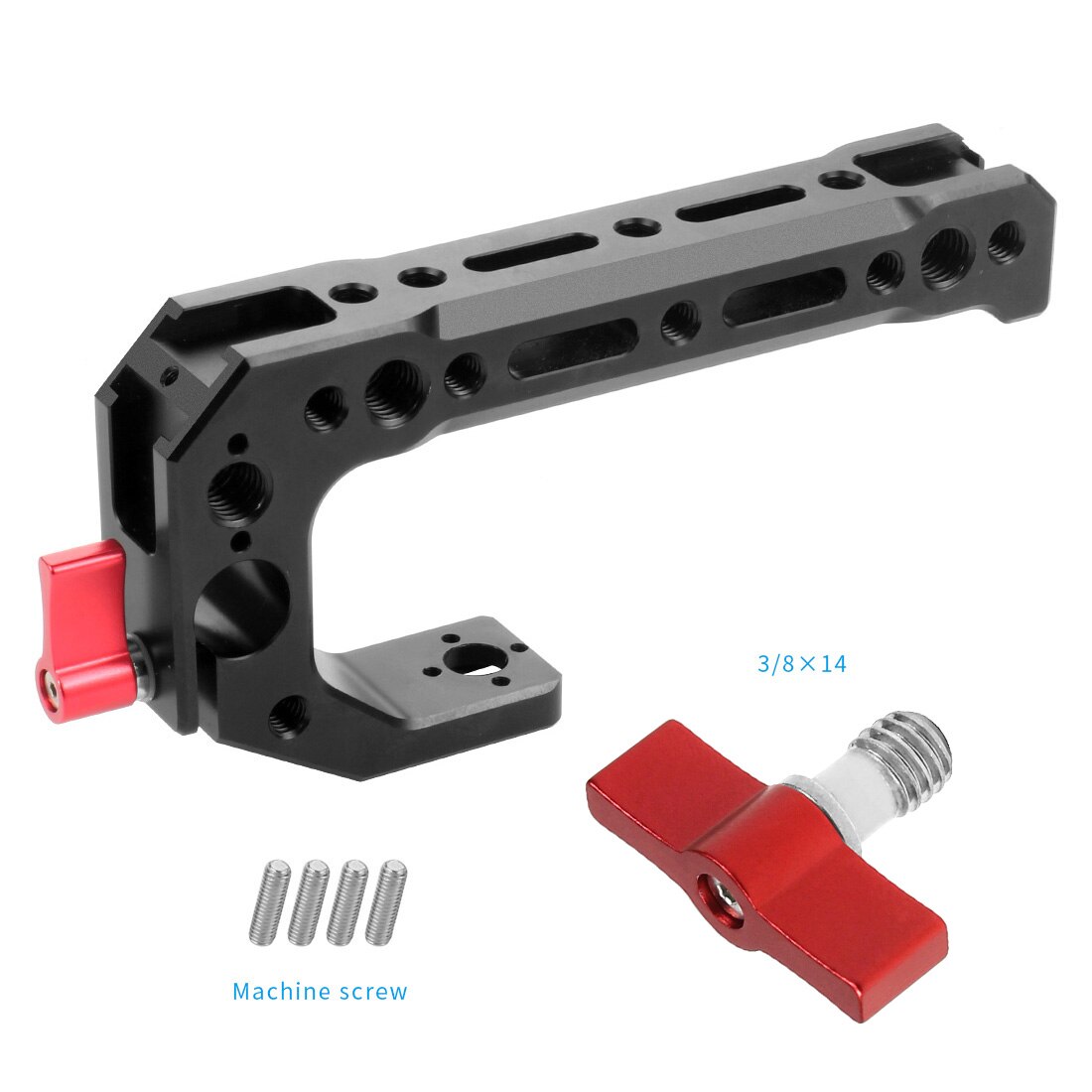 Poignée supérieure 1/4 3/8 support de levage à vis, alliage d&#39;aluminium pour Cage de caméra DSLR 5D2 GH4 Kit de stabilisateur vidéo: TypeD Combo 4