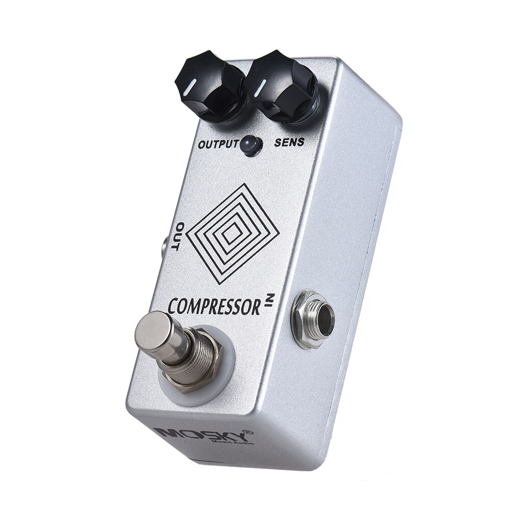 Mosky B-Doos Gitaar Effect Pedaal Dynacomp Elektrische Compressor True Bypass Led Licht True Bypass Volledig Metalen Shell Gitaar onderdelen