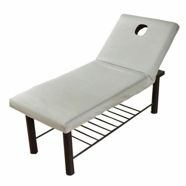 190x70cm couverture pour Massage de beauté élastique Spa lit Table Salon canapé literie beauté lit beauté Massage physiothérapie couverture de lit: grey