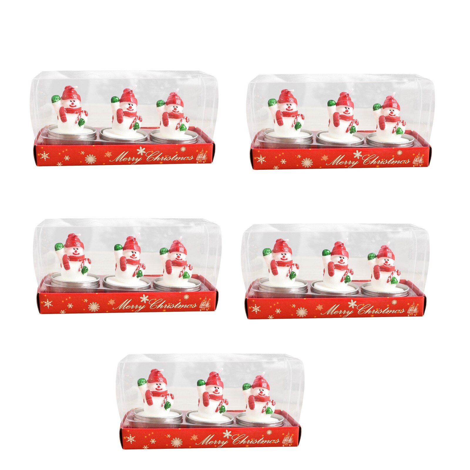 15 pièces noël peint bougies père noël dessin animé bougies noël bougie peint décoration bougie nouvel an décor