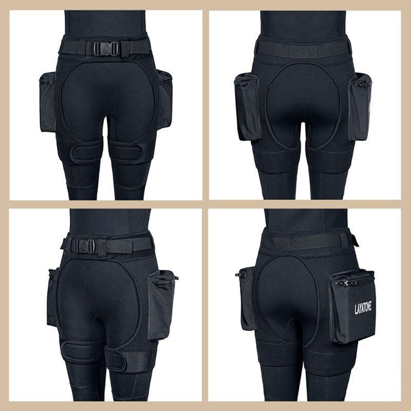 Outdoor Duiken Broek Neopreen Wetsuit Tech Shorts Dompelpompen Belasting Gewicht Pocket Been Dij Broek Bandage Broek Shorts 24BD
