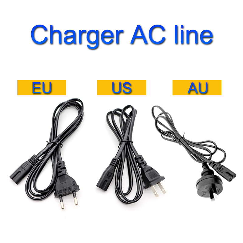 Cargador de batería de litio de 48V/54,6 V 2A 13S Scooter ebike cargador de batería de iones de litio con conector XLR de 3 pines UE/EE. UU./AU/Reino Unido