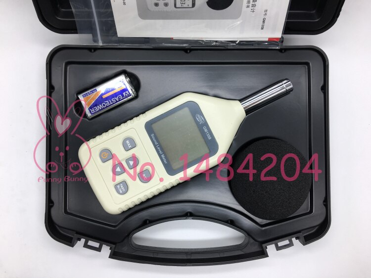 Sonomètre numérique GM1358 Benetech 30 ~ 130 dBA 35 ~ 130 dBC A/C De Voix Testeur De Lecture Maximale De Mise Hors Tension Automatique