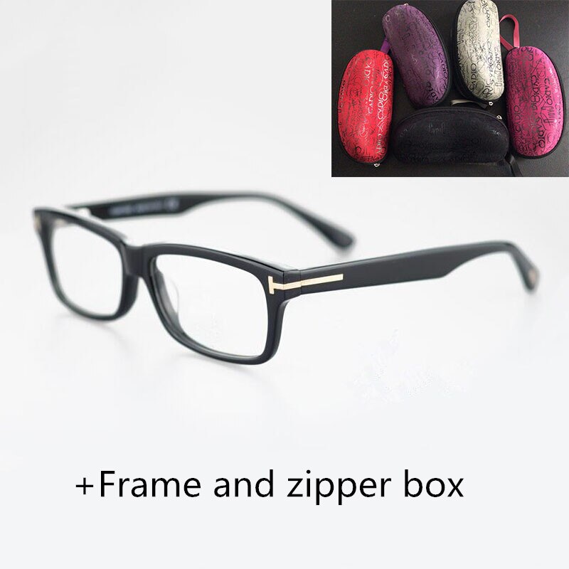 NEUE Jugend Frauen Männer Rezept Optische tom 5179 0590 5176 5146 Rahmen Gafas Brillen Brillen Lentes gläser Oculos: 5146 Schwarz Postleitzahl Kasten