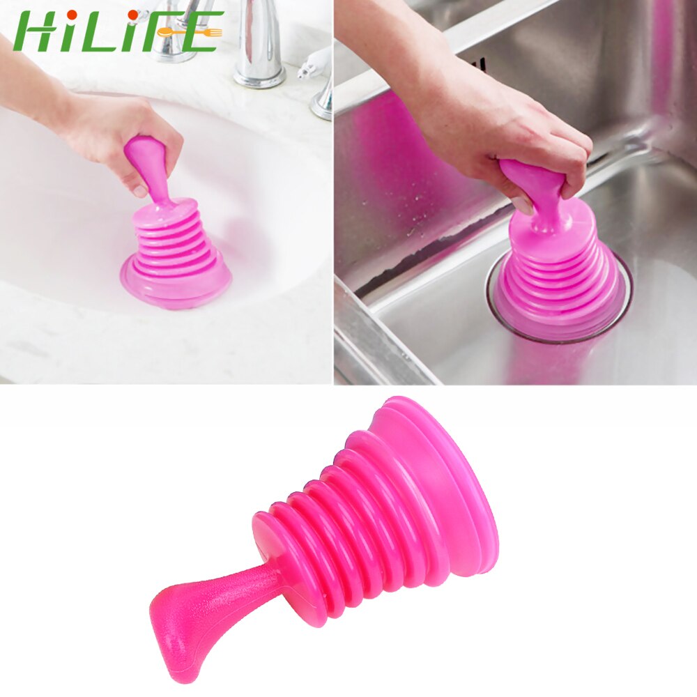 Hilife badkamer afvoer gootsteen baggerpijp zuignap huishoudelijk riool zuigstop pijp bagger toilet ontstopper afvoerontstoppers