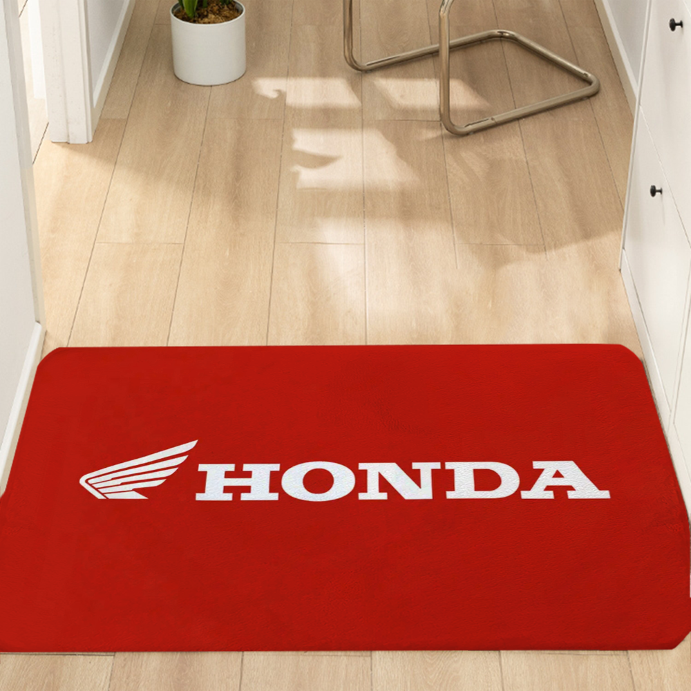 Tapis mignon pour tapis de cuisine tapis de sol Hondas tapis de moto à ailes noires dans la chambre tapis choses personnalisées pour la maison tapis: 45x70cm / WHITE