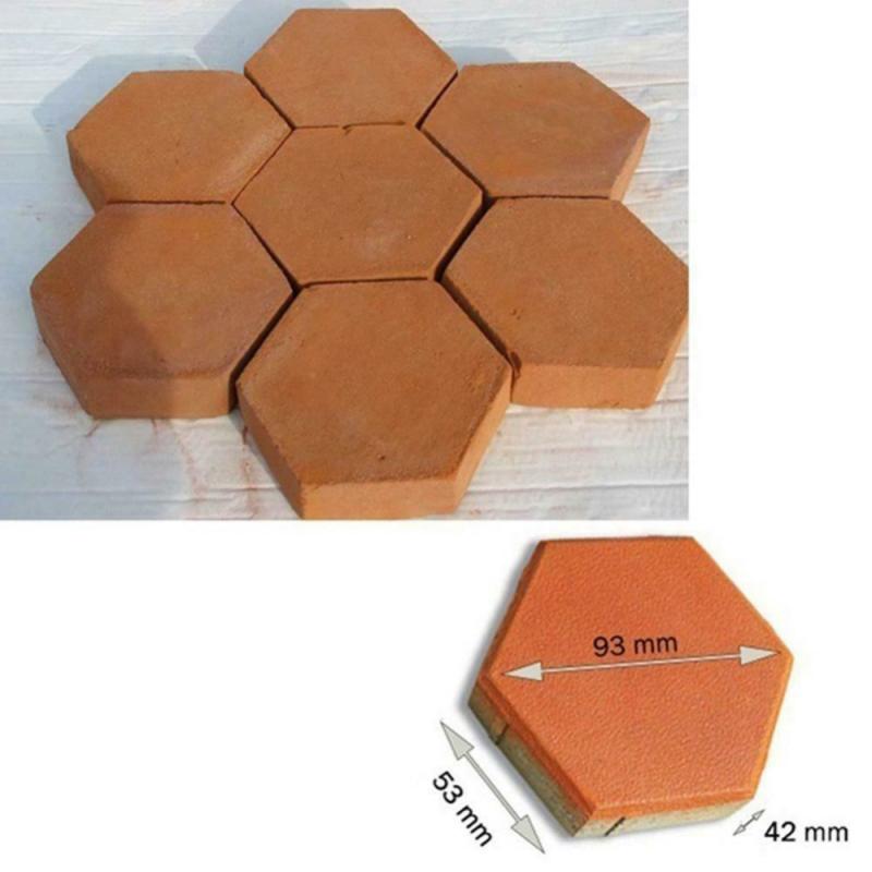 Black Plastic Making DIY Pavement Mold Home Garden Floor Street Concrete Stepping Driveway Stone Path Mold Terrace Maker