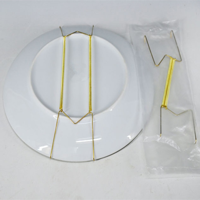 10 pcs 12 inch Golden Lente Plaat Draad Hangers voor Platen Display Wandmontage Plaat Kunst Decoratie