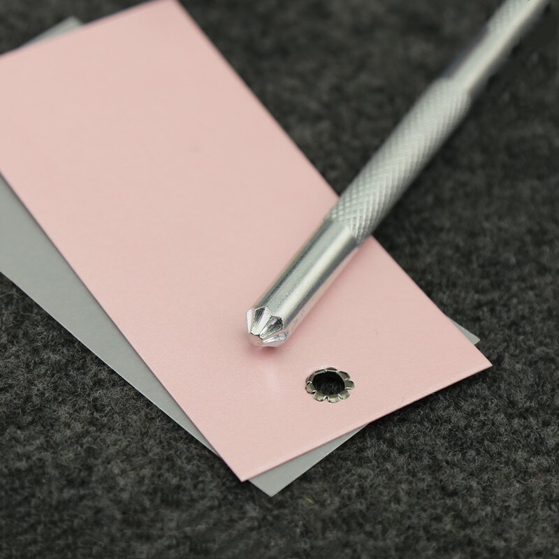Metall enkel hål stansning diy papper kort gratulationskort klippbok luft hål spik mantel luft öga spänne stansning verktyg