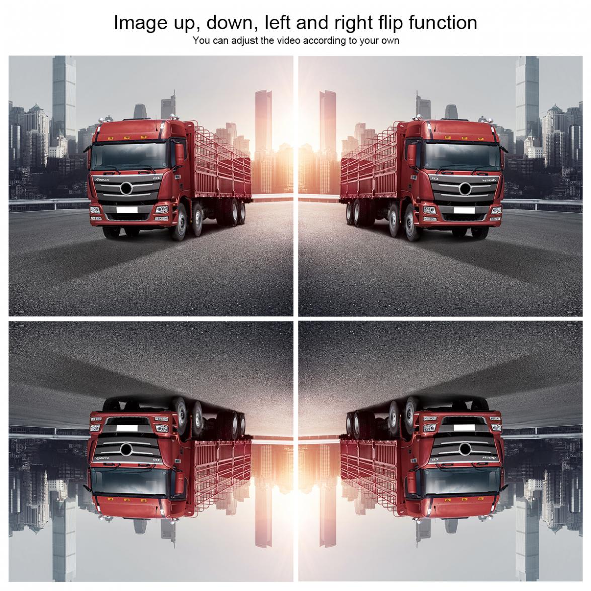 7 Inch 1024x600 12V HD TFT LCD Car VGA Home Monitor Bright Color VGA Interface AV Auto Video Player PAL / NTSC / SCAME