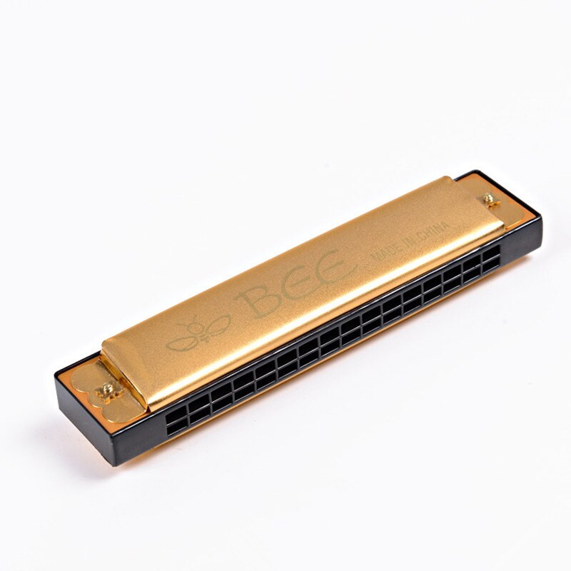 16 hull tremolo munnspill barn musikalske leker mini munnorgel som det beste for barn: Gylden farge