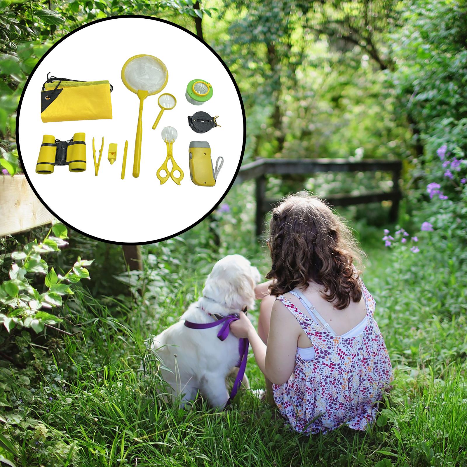 Plastic Bug Catcher Kit Viewing Compass Insect Catching Telescope Science Insect Clip 11 Pieces Outdoor Adventure for Adventure