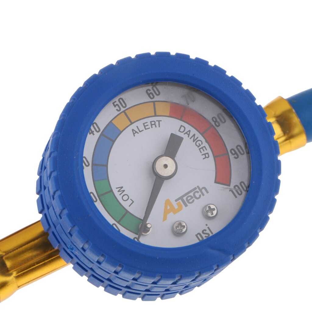 R134A A/C Car Air Conditioning Refrigerant Recharge Measuring Kit Hose Gauge