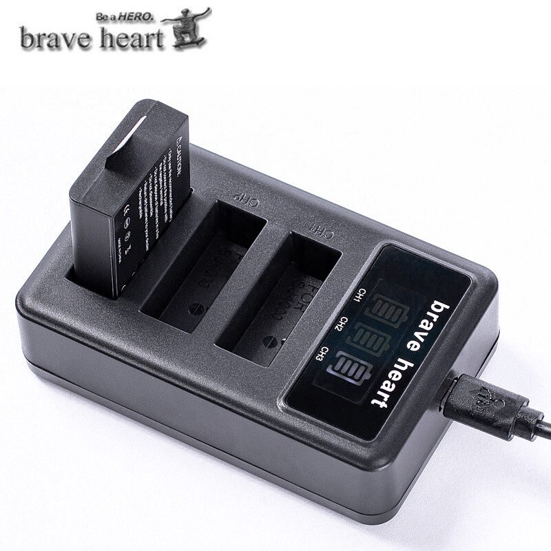 3.7v 1050 mah bateria  sj4000 batteri  sj5000 sj6000 wifi + lcd 3 mye usb-lader til sjcam  sj 4000 5000 6000 7000 8000 sj9000 m10