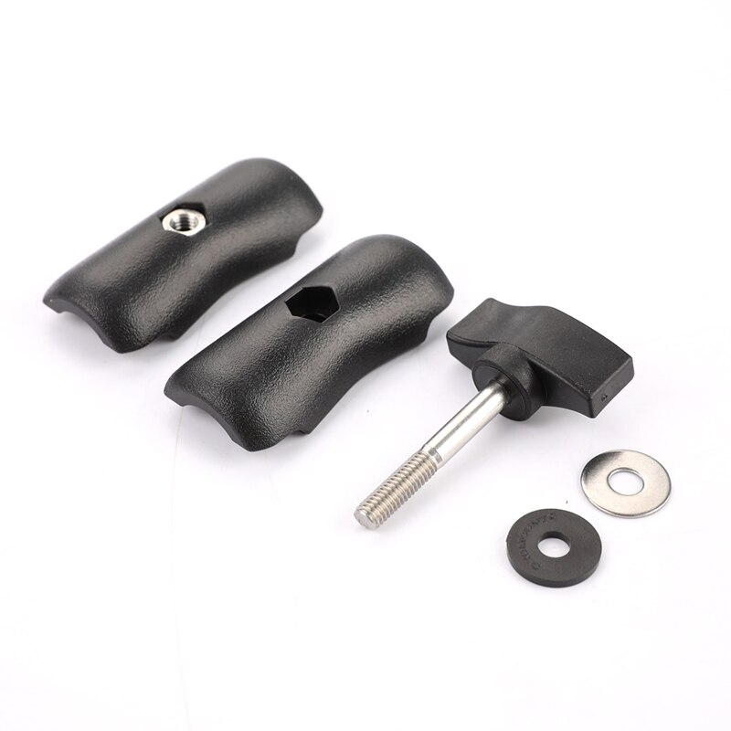 Double Socket Arm with 1 inch Ball Base Mount Motorcycle Camera Extension