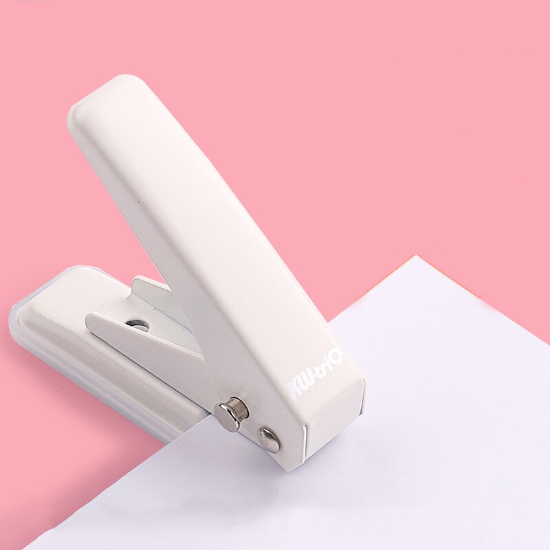 Portable Punching Machine 20 Sheet Capacity Mini Stapleless Stapler Student Binding Supplies School Office Stationery: C