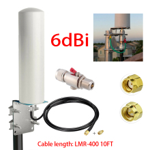 Helium Miner 6 Dbi Omni Antenne 915Mhz 868Mhz Met 10ft LMR400 Kabel Lightning-Afleider Voor Syncrobit Bobcat nebra