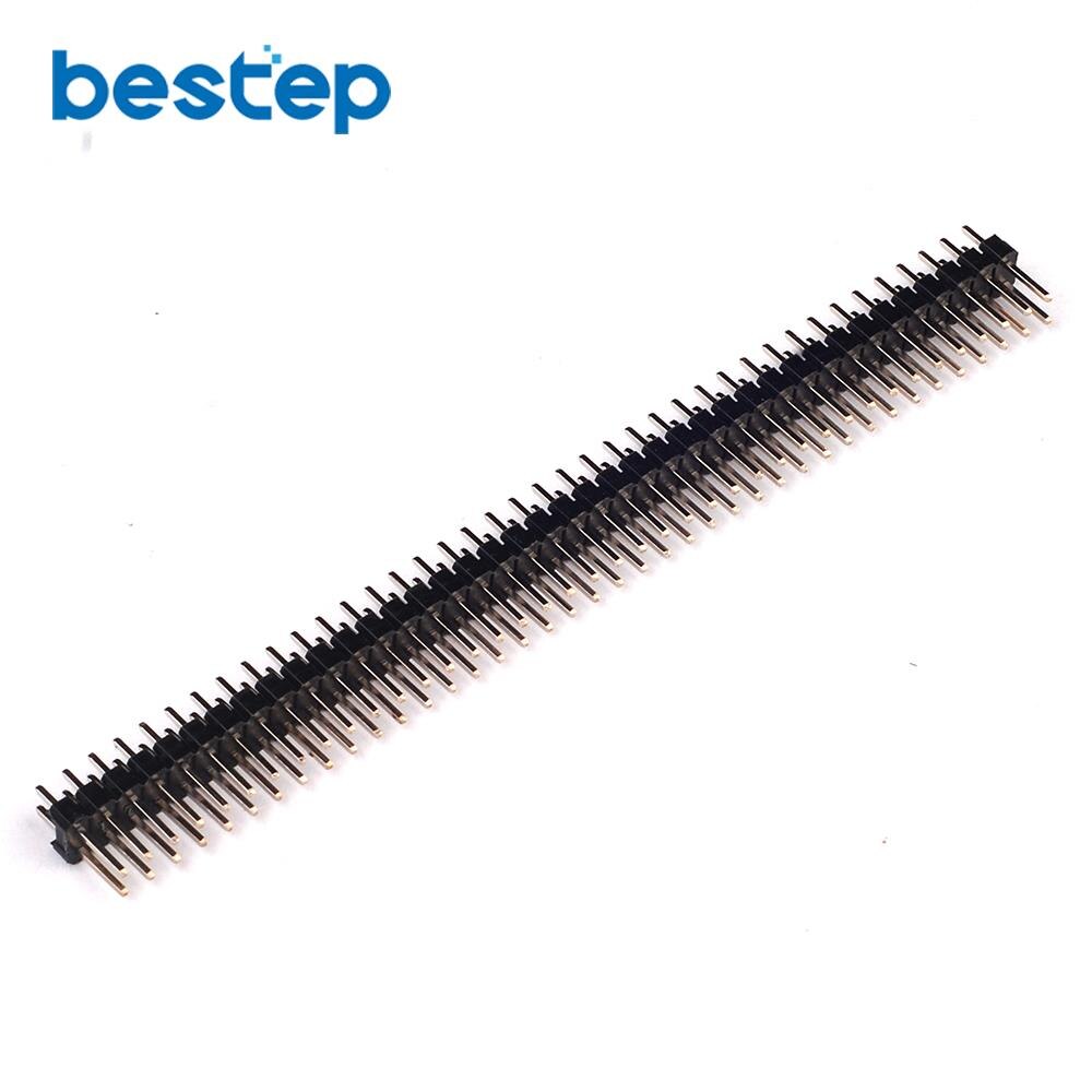 20PCS 2.54mm 2x40 Pin Male Double Row Pin Header Strip