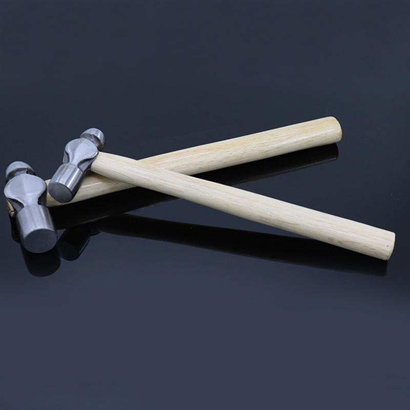 Bijoux chassant marteau acier au carbone forge gravure chassant rabotage manche en bois bijoux fournitures pour magasin (1.5P)