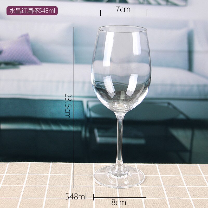 crystal red wine glass wine cup goblet red wine set factory direct: Light Grey