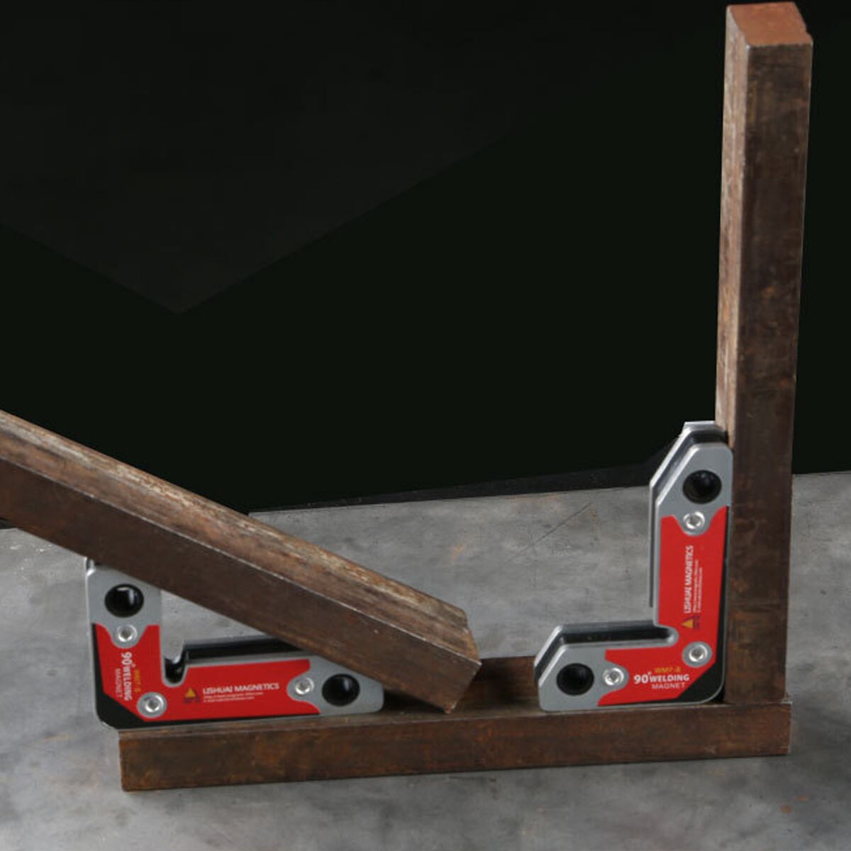 2 stk svejsemagneter inde/ude 90 graders svejseholdere 30kg stærk magnetisk klemme 30 60 90 vinkler