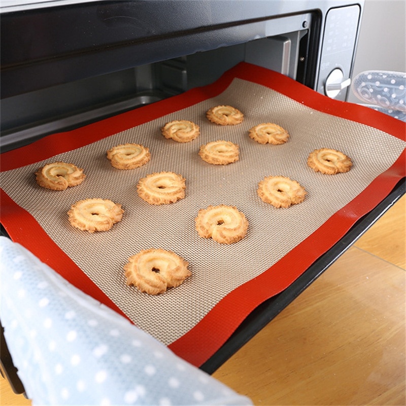 3 Size Bakplaat Glasvezel Rolling Deeg Mat Cake Cookie Mat Non-stick Siliconen Bakken Pad Bakken & gebak Gereedschap