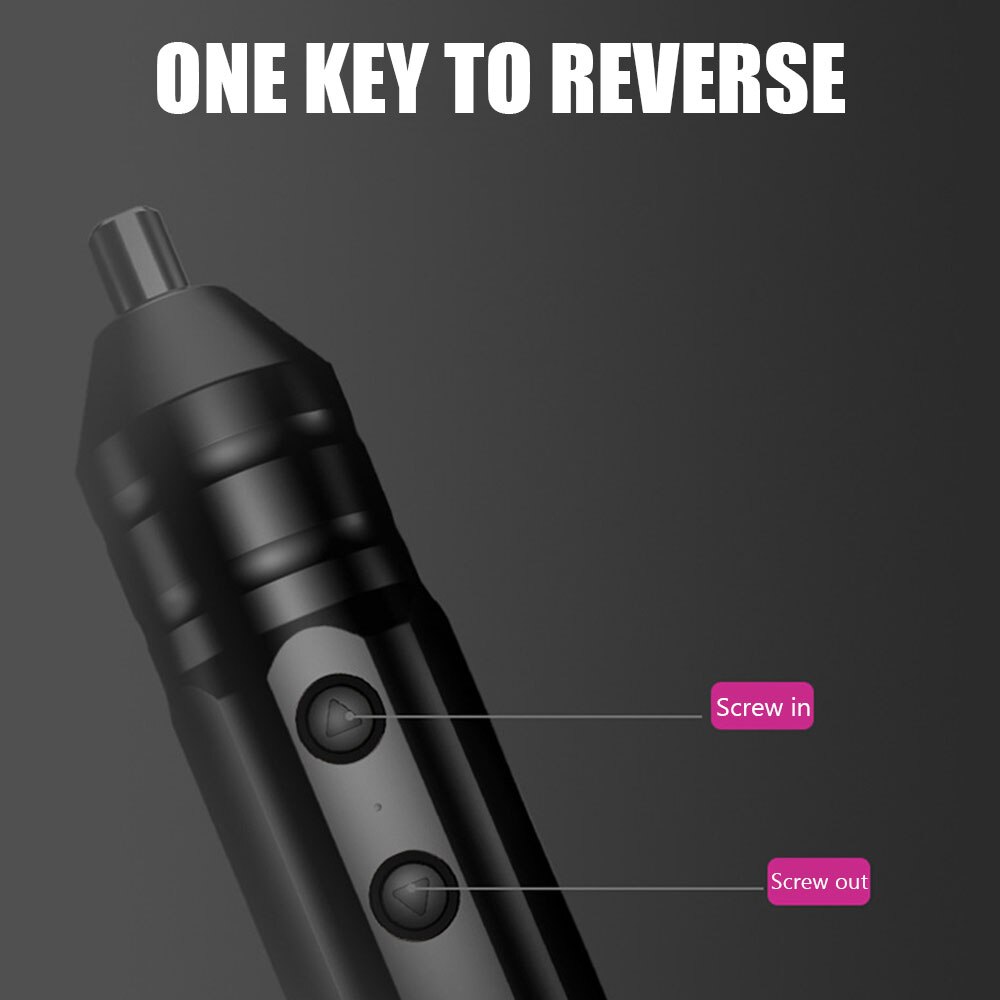 Mini Electric Screwdriver Smart Cordless Automatic Screwdriver Multifunction USB Rechargeable Portable Power Tools Set with Bits