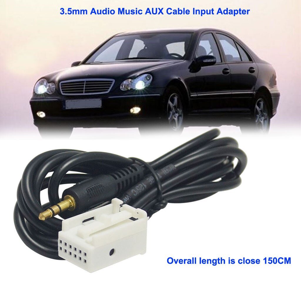 Aux Audio Kabel Gloednieuwe 3.5Mm Audio Muziek Aux Kabel Input Adapter Voor Mercedes Benz W203 W209