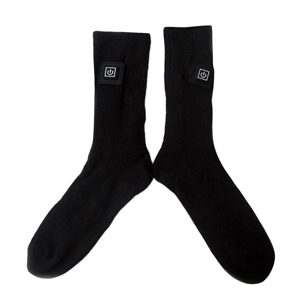 4.5V coton thermique chaussettes chauffées batterie Rechargeable Sport de plein air ski cyclisme hiver chauffe-pieds électrique chaussettes chauffantes