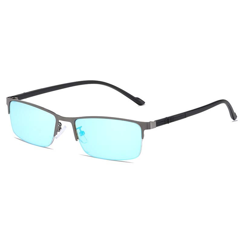 Rood-groen Kleurenblindheid Correctie Bril Unisex Mode Ultralight High Definition Brillen Metalen Frame Hars Lenzen: A