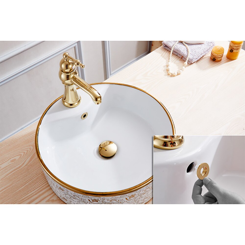 3pcs Greenspring Sink Basin Trim Overflow Cover Brass Insert in Hole Round Caps Brushed Nickel Kitchen Fixture Washing Sinks