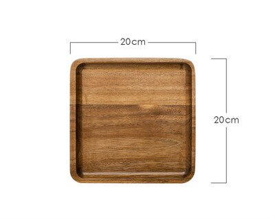 7 soorten eenvoudige acaciahouten pallets, eenvoudige theebladen, barbecue, taartborden, huishoudelijke artikelen, restaurantmessen, vorken, borden, serviesgoed: F