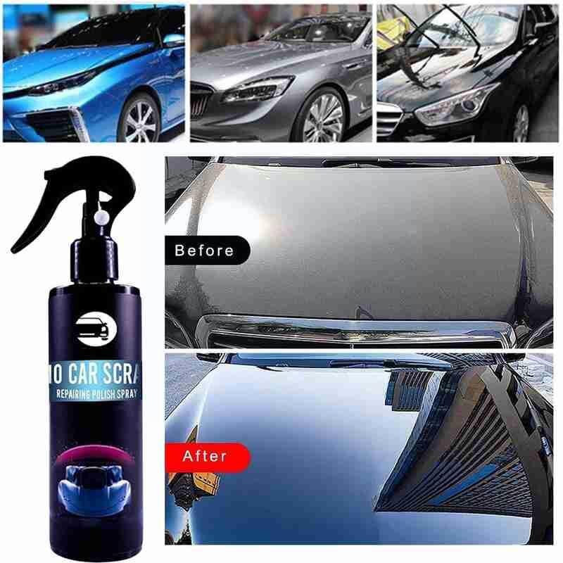 Car Paint Coating Spray Quickly Remove Repair Car Scratches Marks Swirls Restore Shine W7u5