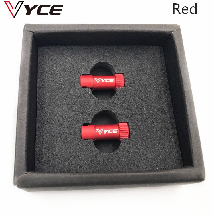 VYCE bicicletta valvola multifunzione in lega di alluminio strumento brevetto baionetta smontaggio valvola aria vuoto è adatta per pinza a baionetta: red