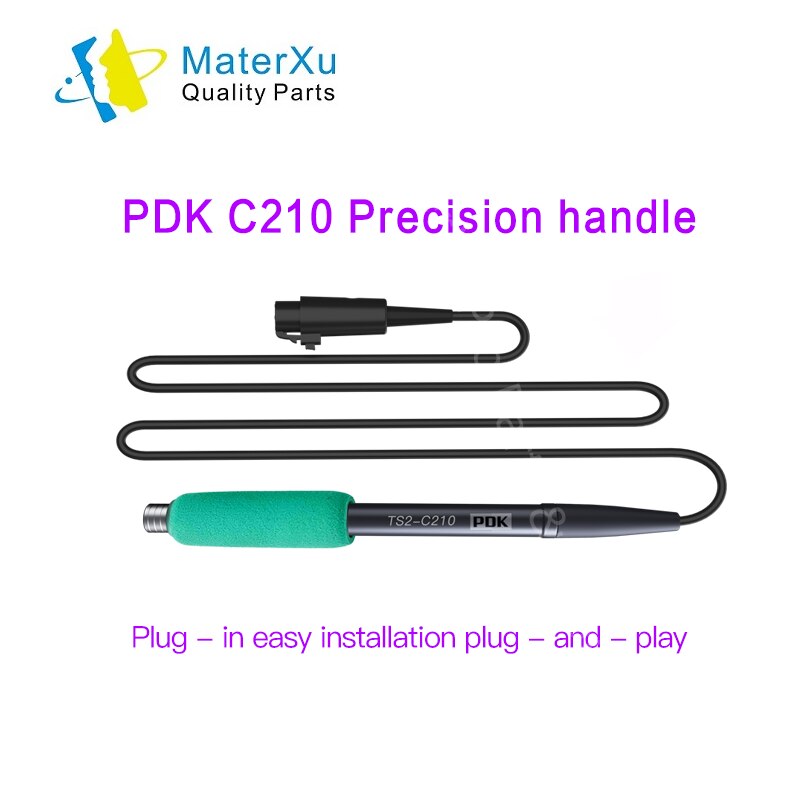 MasterXu-mango de soldadura i2C PDK C115 C210 C245, Kit de soporte para JBC SUGON OSS GVM T36 T28, piezas de repuesto para Estación de soldadura