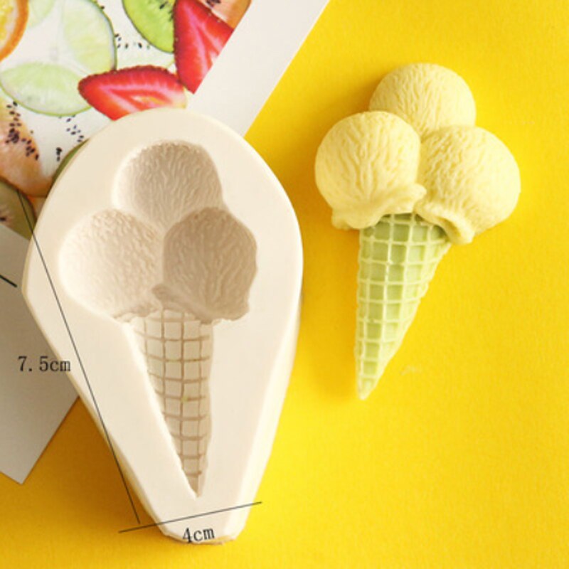 Sweet Tube Ice Cream Molds Fondant Cake Decorating Tools Silicone Mold Sugarcraft Chocolate Baking Tools For Cakes Gumpaste Form: ZJ1157-C
