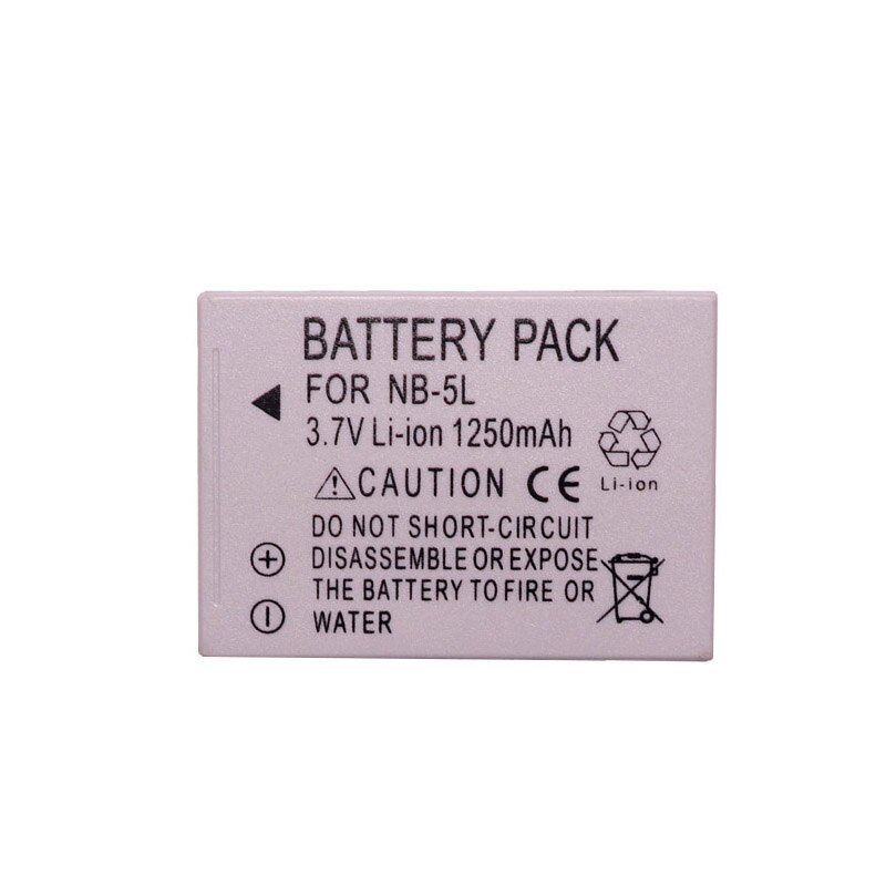 Camera Battery Pack NB-5L NB 5L NB5L Bateria For Canon SX200is SX220HS SX230HS CB-2LXE PowerShot S100 S110 SD950 SD970