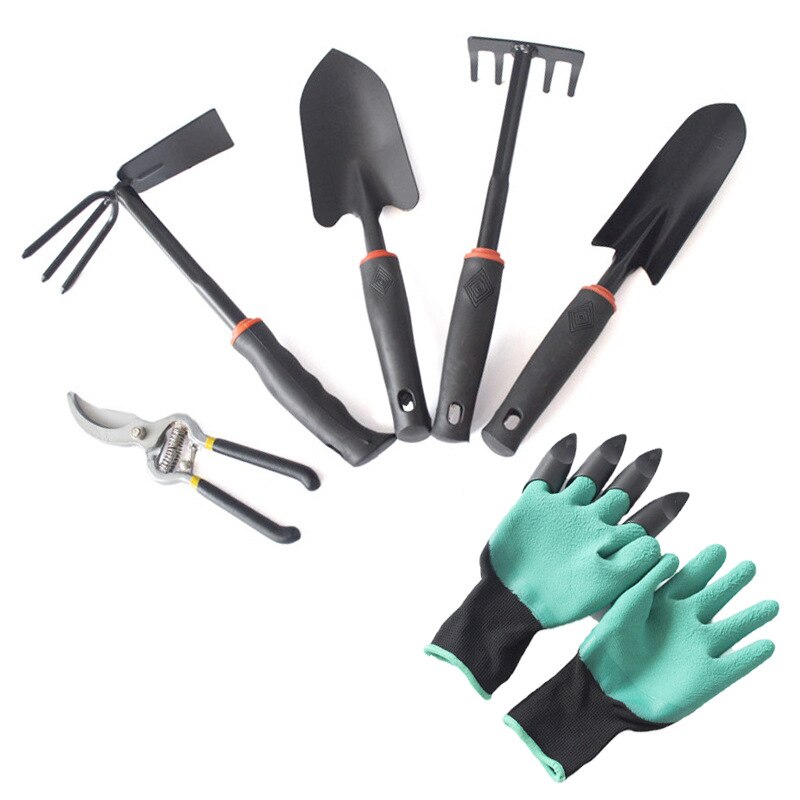 Home Gardening Tool Set Balcony Home-grown Mini Digging Suits Six-piece Shovel Rake Garden Tools Combination