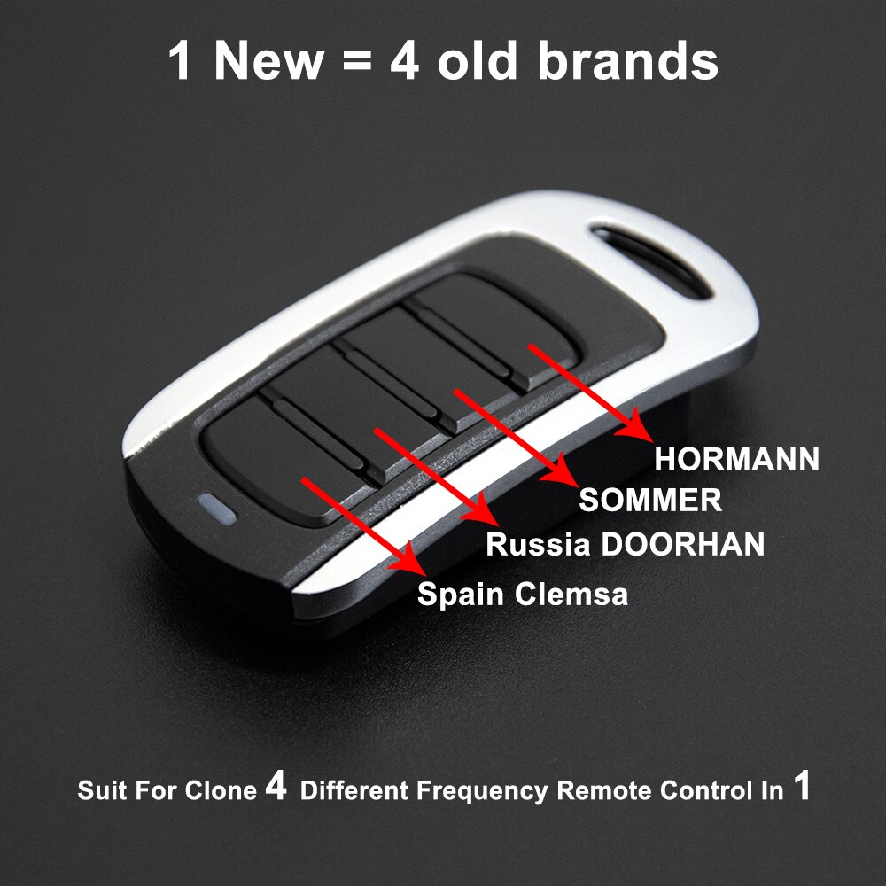 310/315/390/418/433/868MHz Multi-Frequency Garage Door Remote Control Duplicator Clone Multi-Brand Door Transmitter Command