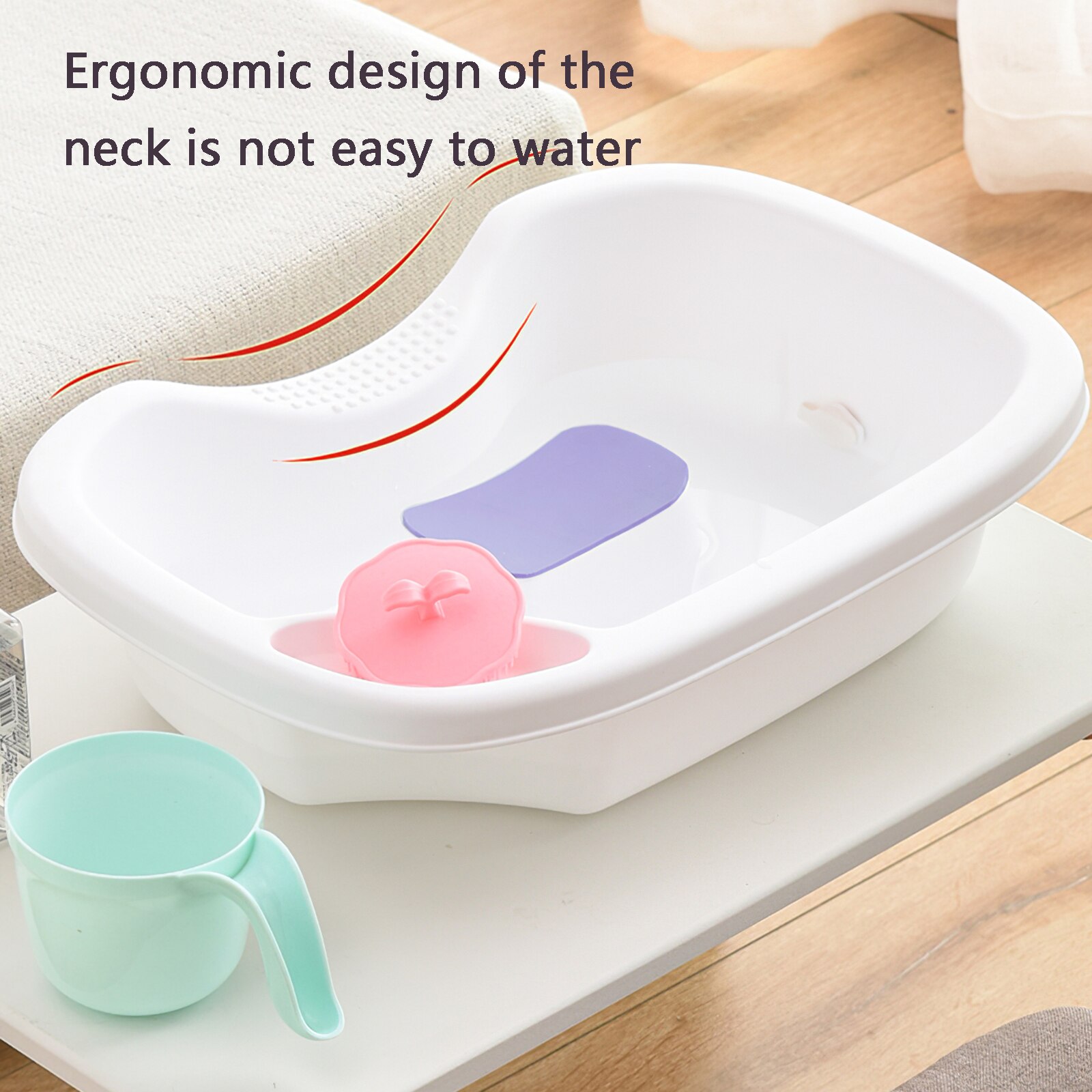 Zwangere Vrouwen Shampoo Wastafel Draagbare Shampoo Sink Kappers Shampoo Bed Kapper Wastafel Voor Zwangere Vrouwen Ouderen