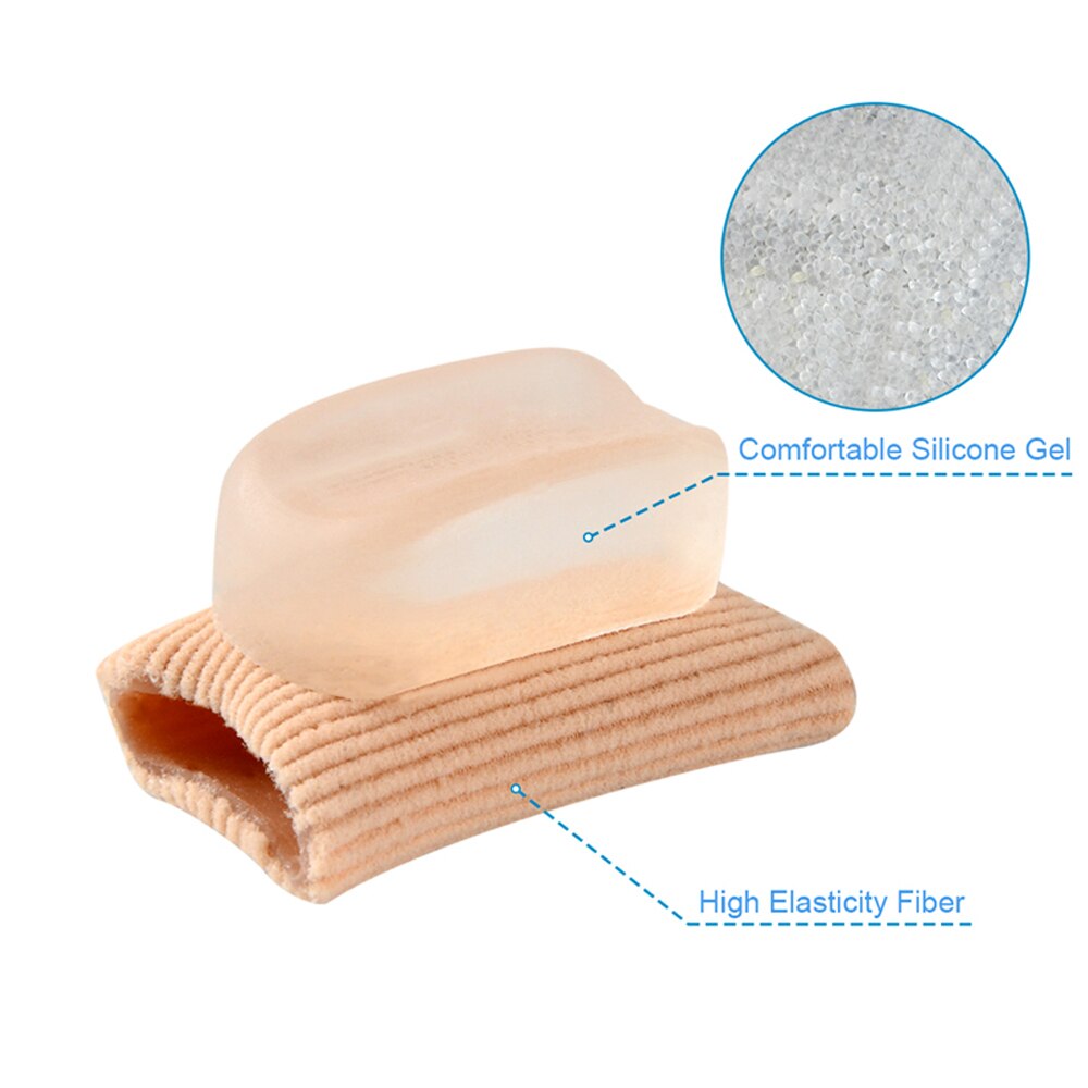 1Pcs Gel Finger&Toes Protector Separator Insoles for Foot Pain Relief Cushion Bunion Hallux Valgu Overlapping Toe Corns Pads