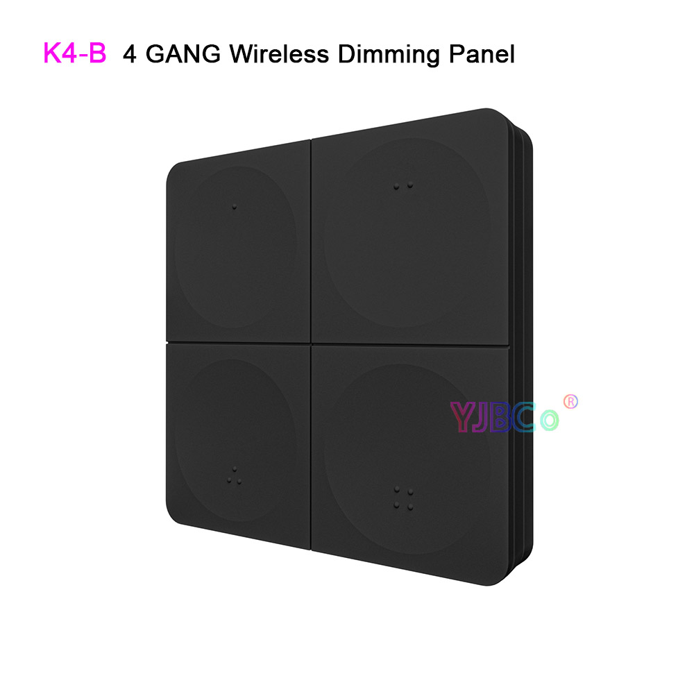 MiBoxer 2,4G Dimmpanel Fernbedienung einfarbiger Schalter schwach Helligkeitsregler K4 K1 k2 K2S K3 K3S Y1 B1 B5 U1 drücken3 drücken3-2: Grün