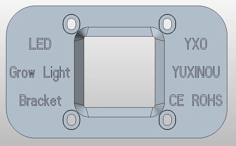 YXO Hydroponice AC 220V 20w 30w 50w Dob Cob LED Grow Light Chip Full Spectrum 380nm-780nm For Indoor Plant Seedling Grow Flower