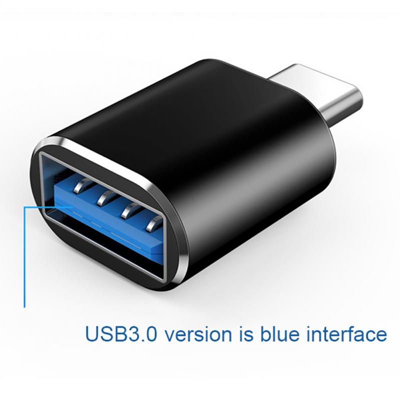Adaptateur USB de Type C à USB OTG, connecteur de disque OTG pour Huawei P20 P30 Pro Xiaomi Mi 9 U pour Samsung Oneplus 7 7T